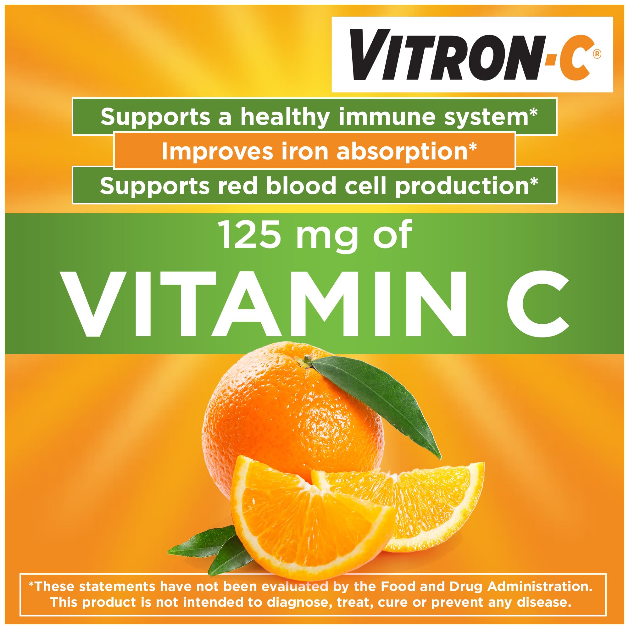 Foto 4 pulgar | Suplemento de Hierro Vitron-C de Alta Potencia 65 mg más Vitamina C 60 Tabletas - Venta Internacional