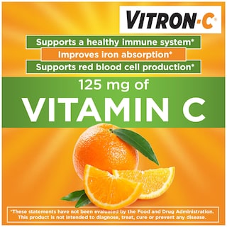 Foto 3 | Suplemento de Hierro Vitron-C de Alta Potencia 65 mg más Vitamina C 60 Tabletas - Venta Internacional
