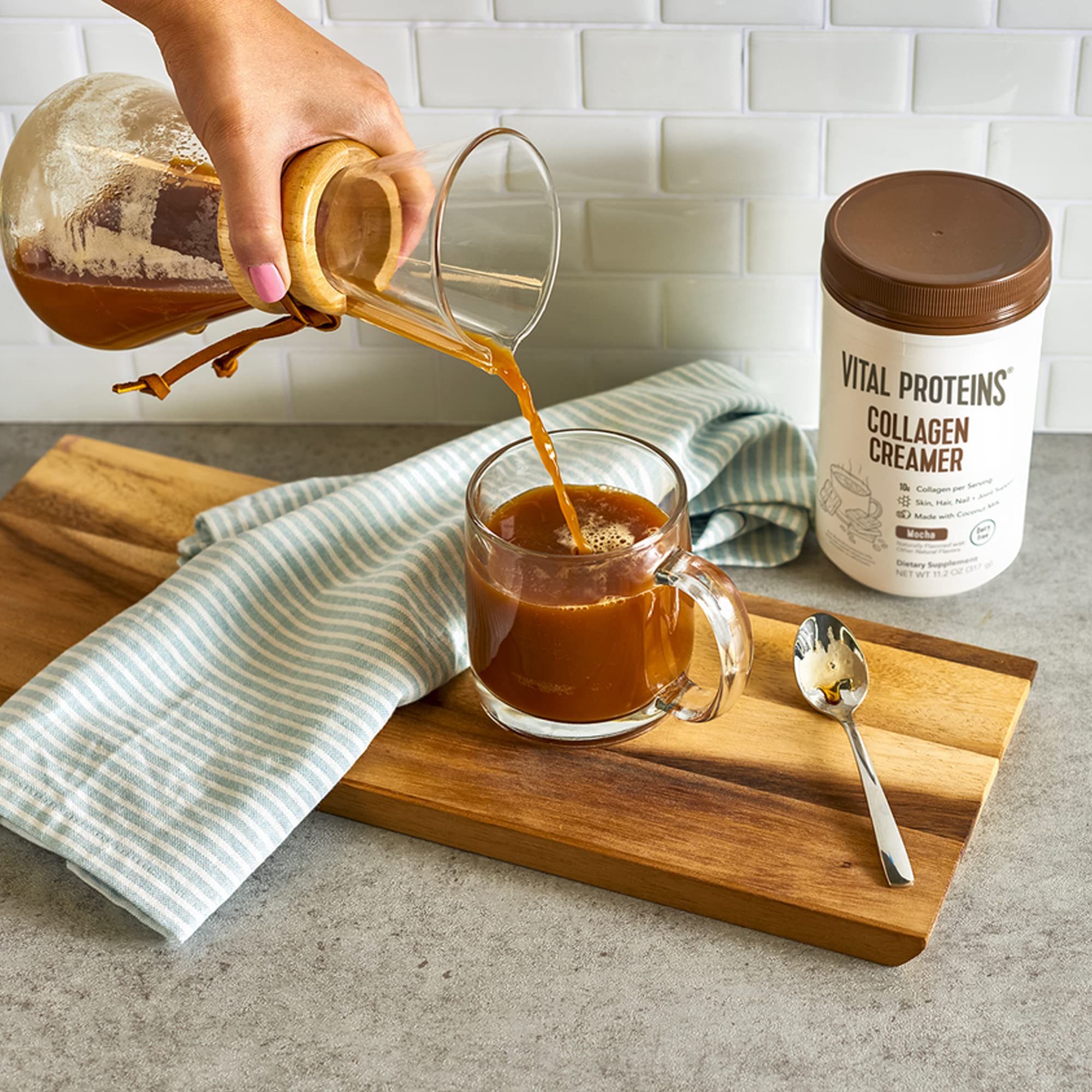 Foto 5 pulgar | Crema de Café con Colágeno Vital Proteins Leche de Coco Moca 330 Ml - Venta Internacional