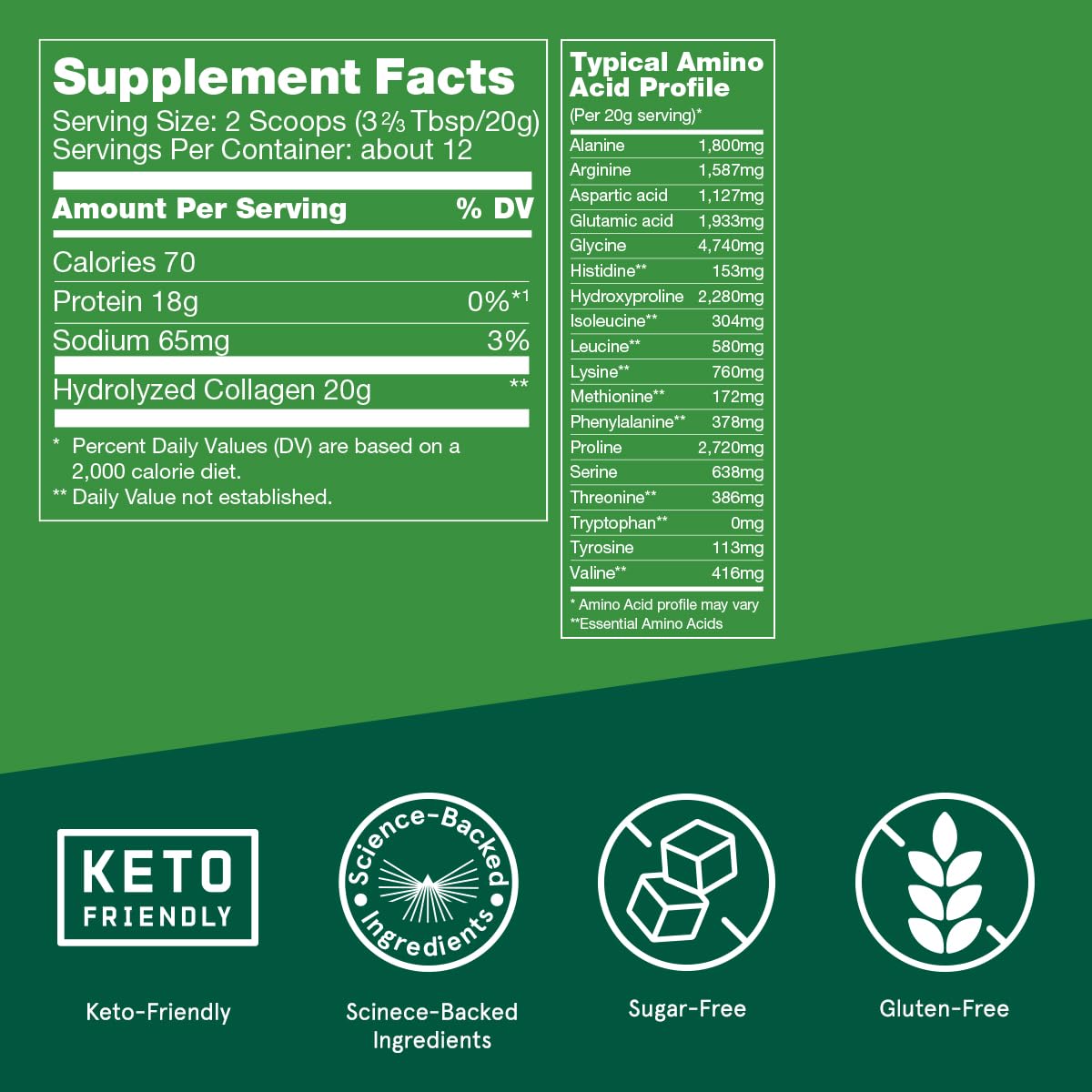 Foto 3 pulgar | Proteína en Polvo de Colágeno Bulletproof 18 g sin Sabor 250 ml - Venta Internacional