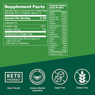 Foto 2 | Proteína en Polvo de Colágeno Bulletproof 18 g sin Sabor 250 ml - Venta Internacional