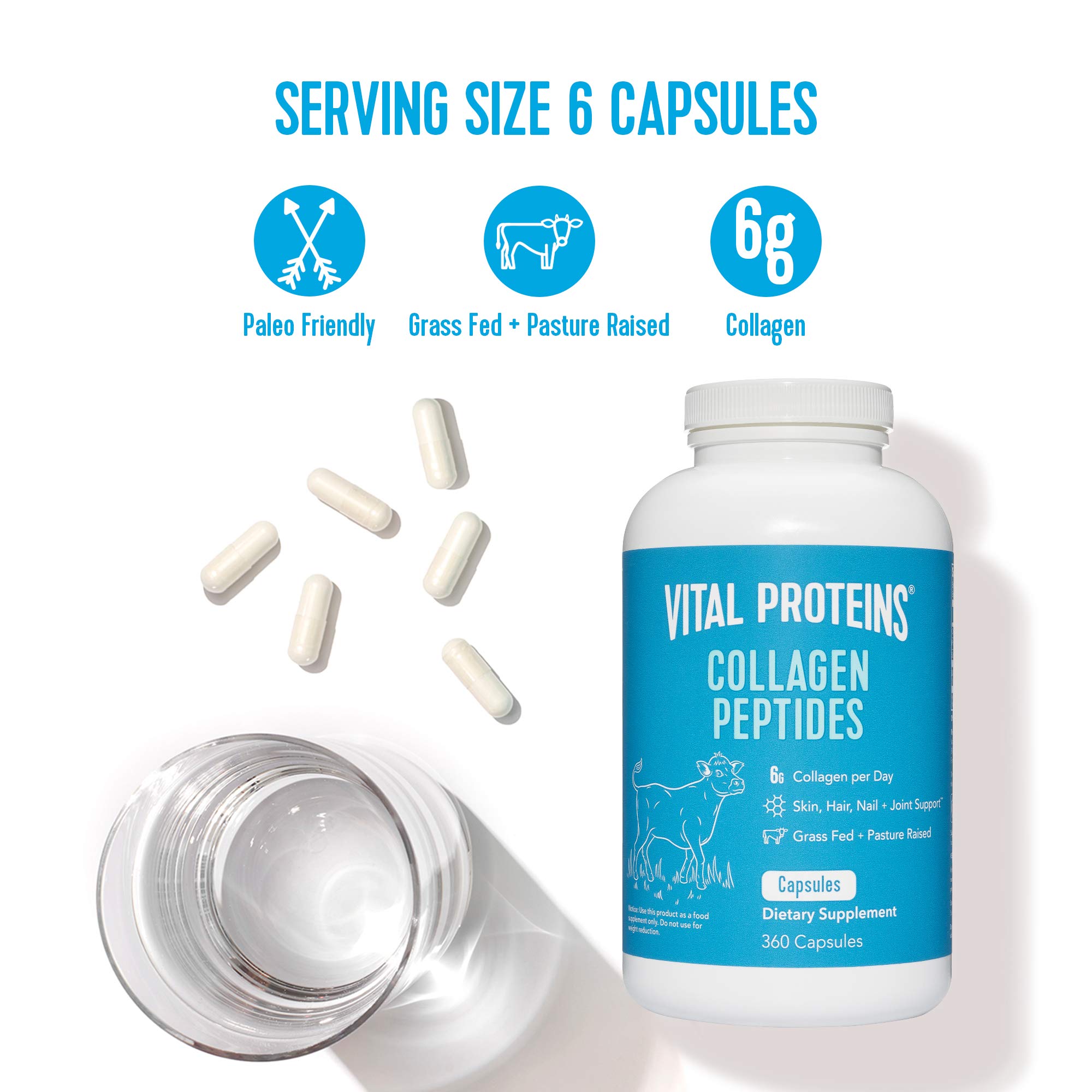 Foto 6 pulgar | Píldoras de Colágeno Supplement Vital Proteins Tipo I Iii 360 Cápsulas - Venta Internacional