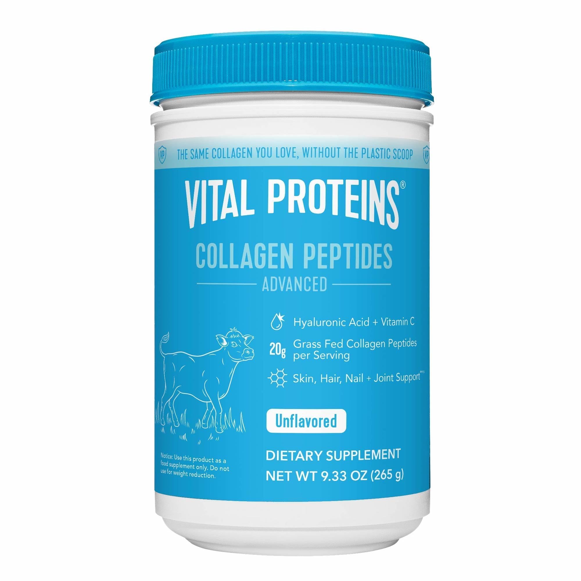Foto 2 pulgar | Suplemento de Colágeno en Polvo Vital Proteins con Ácido Hialurónico y Vitamina C - 275 ml