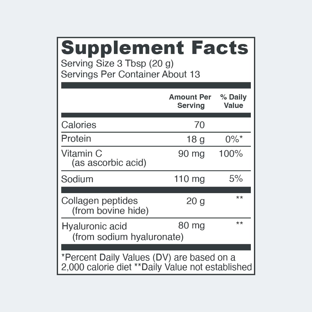 Foto 4 pulgar | Suplemento de Colágeno en Polvo Vital Proteins con Ácido Hialurónico y Vitamina C - 275 ml