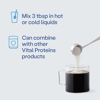 Foto 4 | Suplemento de Colágeno en Polvo Vital Proteins con Ácido Hialurónico y Vitamina C - 275 ml