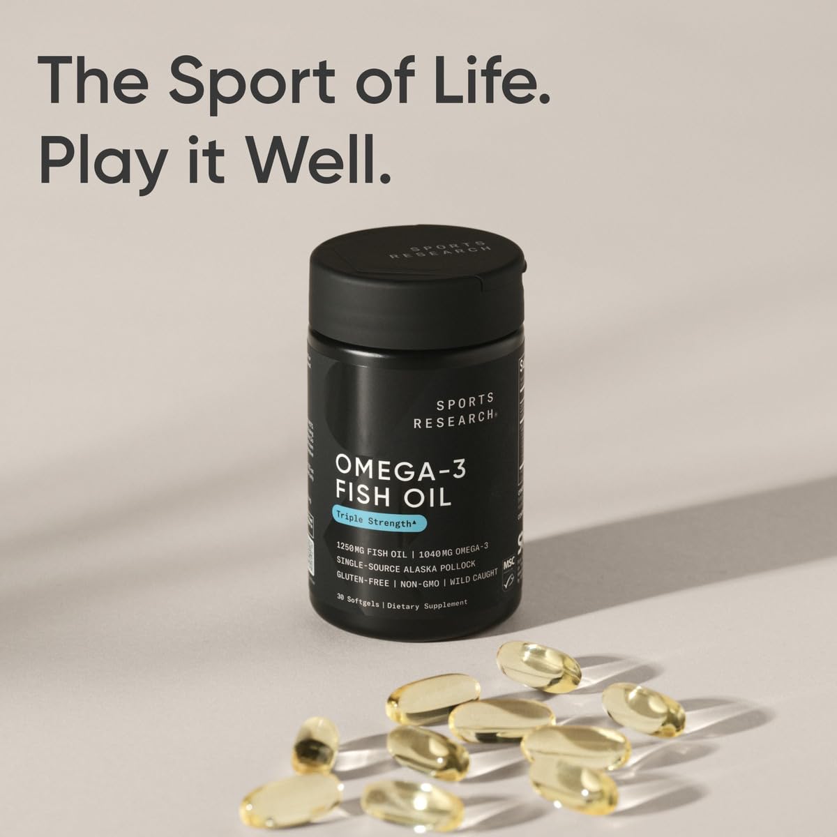 Foto 8 pulgar | Aceite de Pescado Omega 3 Triple Strength de Supplement Sports Research - Venta Internacional