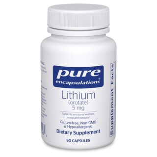 Foto 1 | Suplemento Pure Encapsulations Orotato de Litio 5mg, 90 cápsulas - Apoyo cerebral con NAC