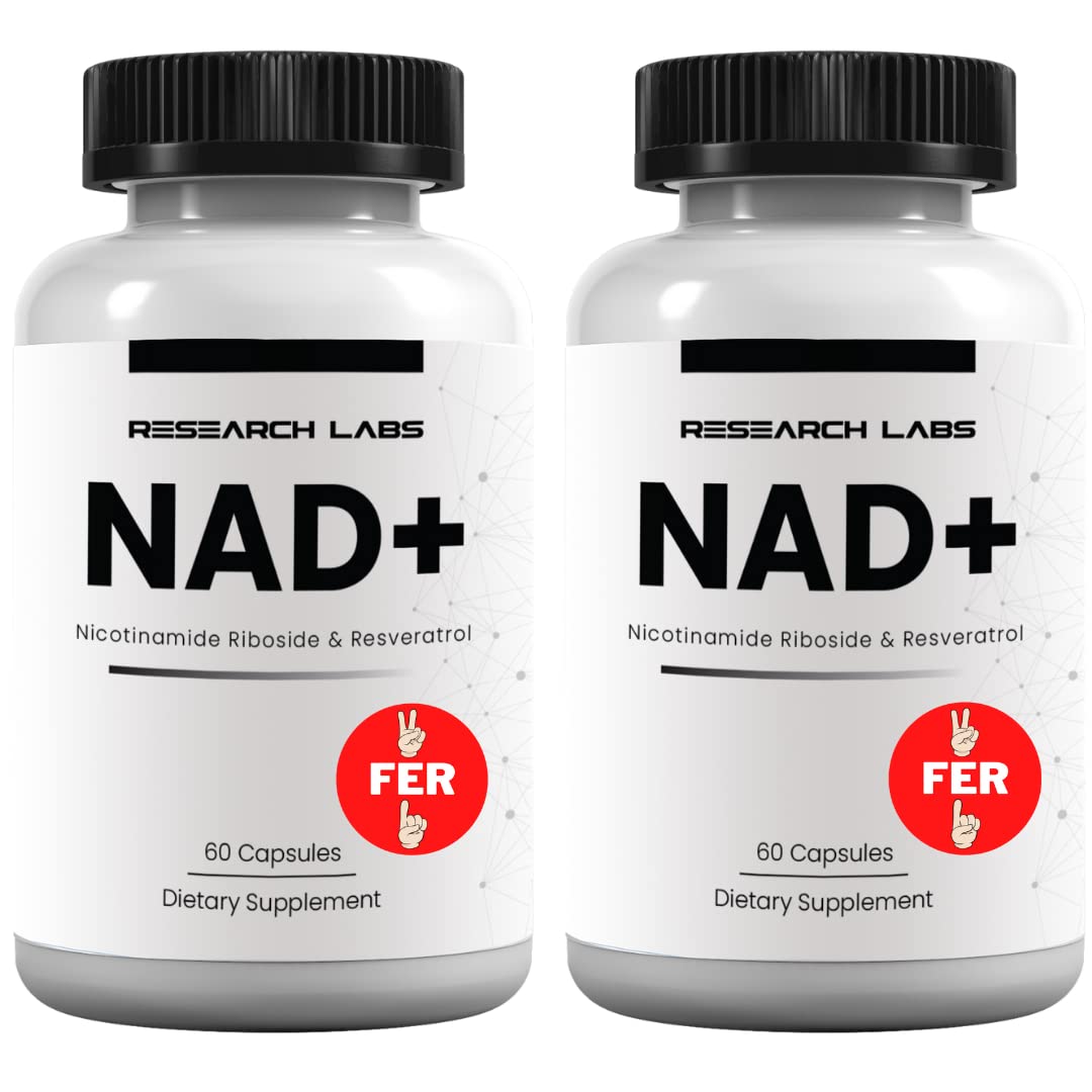 Foto 1 | Suplemento Research Labs Nad+ 2 Frascos con 60 Cápsulas C/U - Venta Internacional