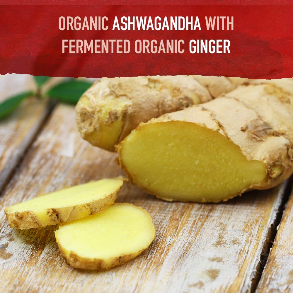 Foto 5 pulgar | Suplemento Garden Of Life Organics Ashwagandha 60 Comprimidos - Venta Internacional