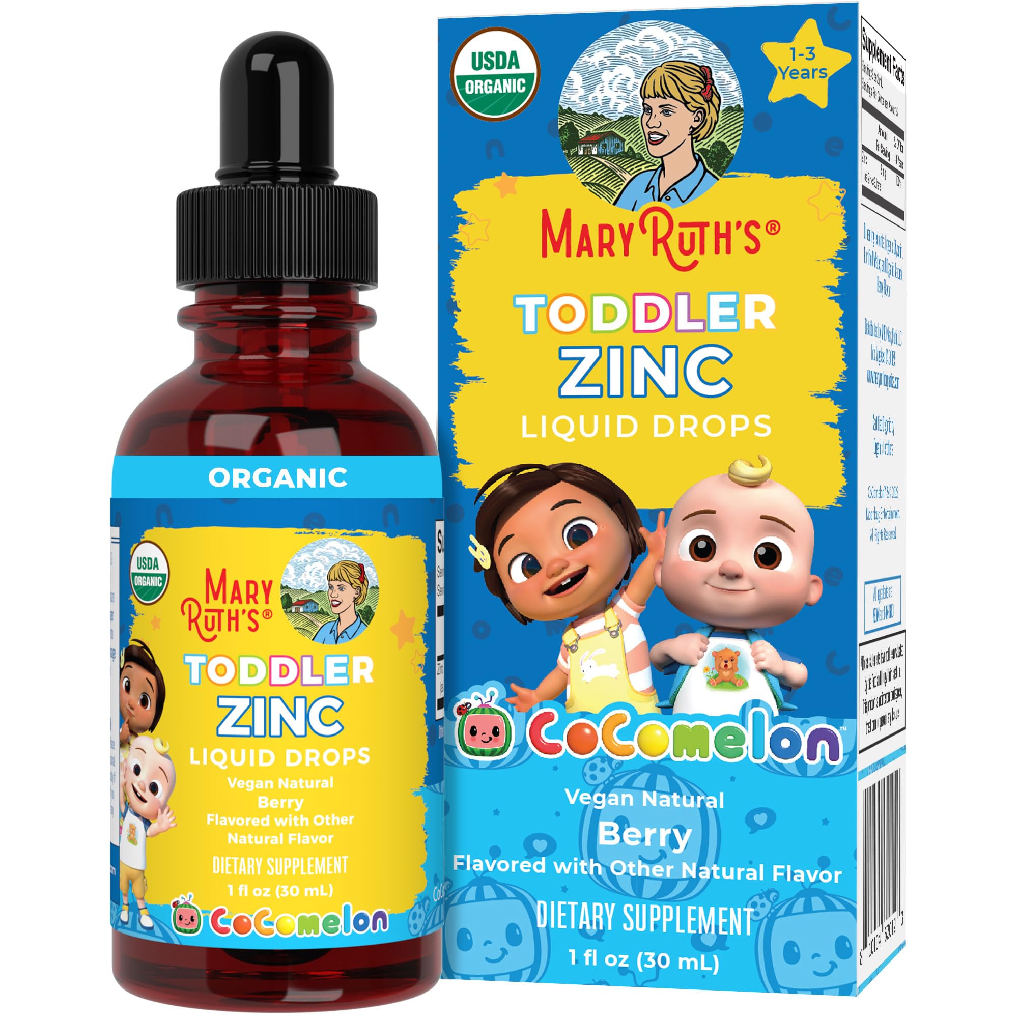 Foto 2 pulgar | Suplemento de Zinc Iónico Líquido Cocomelon de MaryRuth Organics para Niños - Venta Internacional