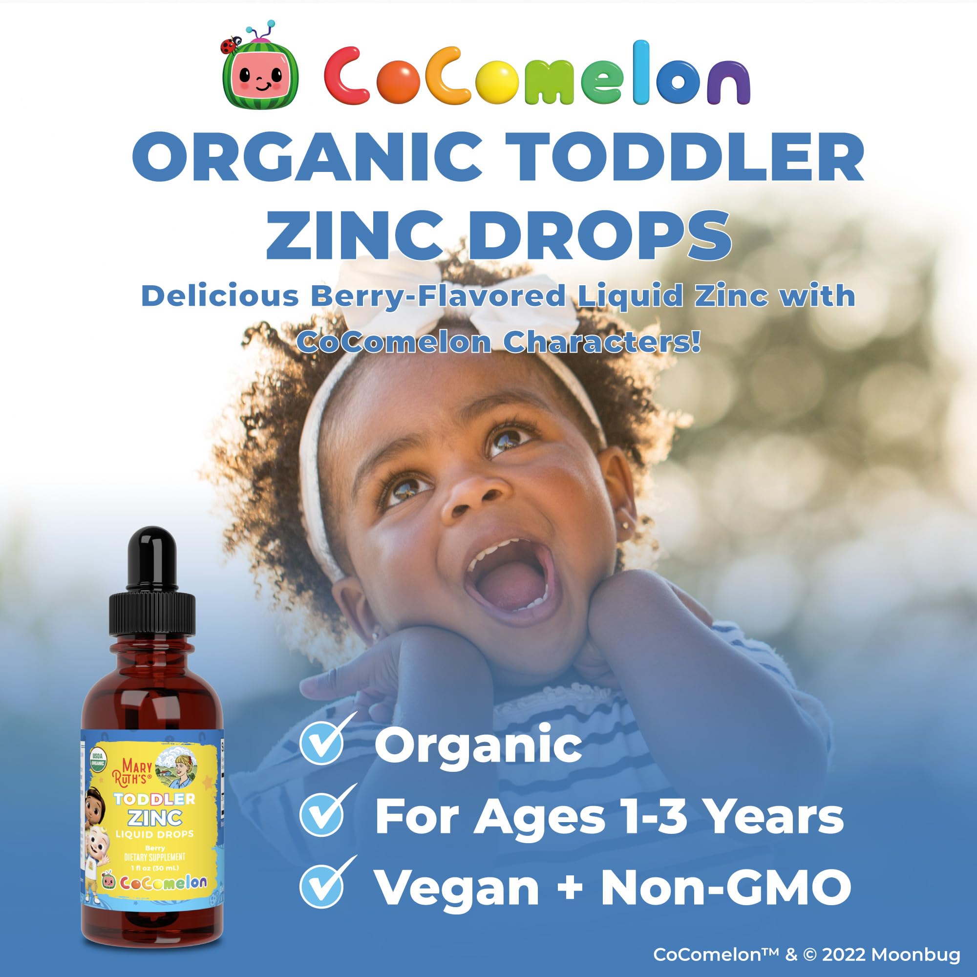 Foto 7 pulgar | Suplemento de Zinc Iónico Líquido Cocomelon de MaryRuth Organics para Niños - Venta Internacional