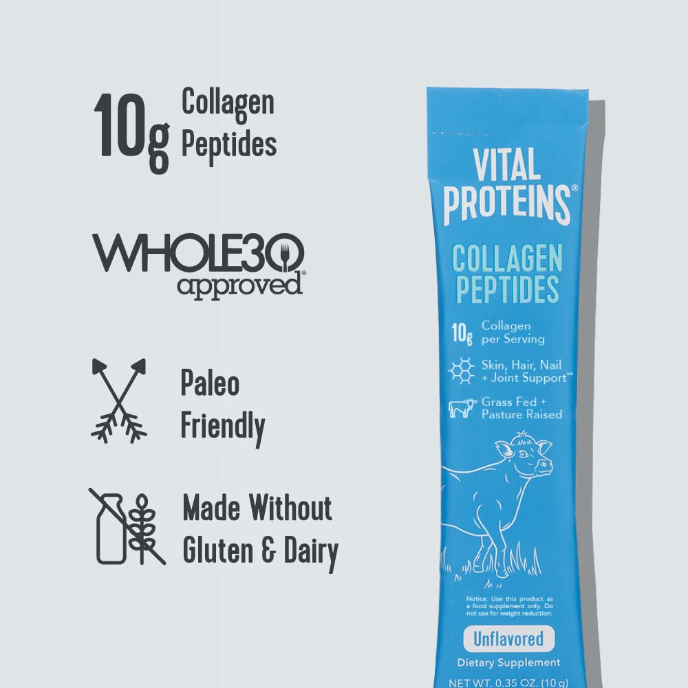 Foto 4 pulgar | Suplemento de Péptidos de Colágeno en Polvo Vital Proteins - Caja de 20 Unidades