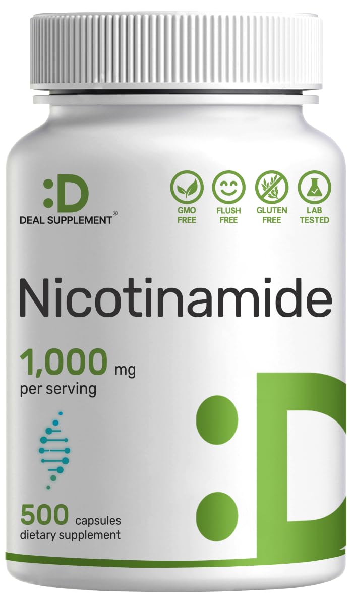 Foto 2 pulgar | Suplemento de Vitamina B3 Nicotinamida 1000mg - Venta Internacional