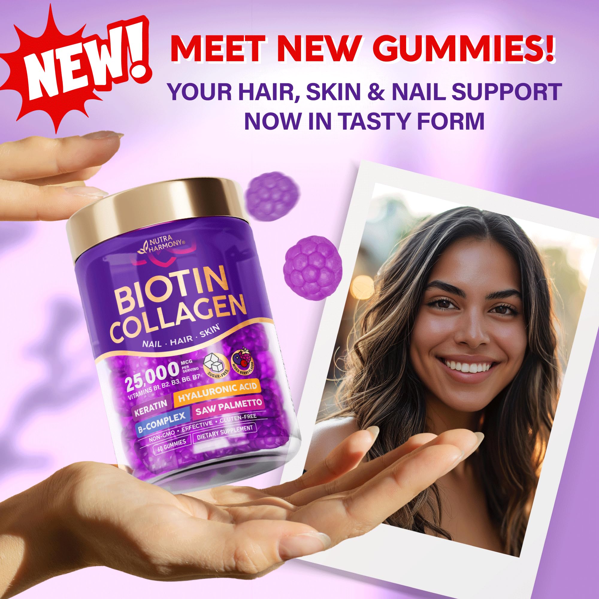 Foto 7 pulgar | Suplemento Nutraharmony 60 Cápsulas - Venta Internacional