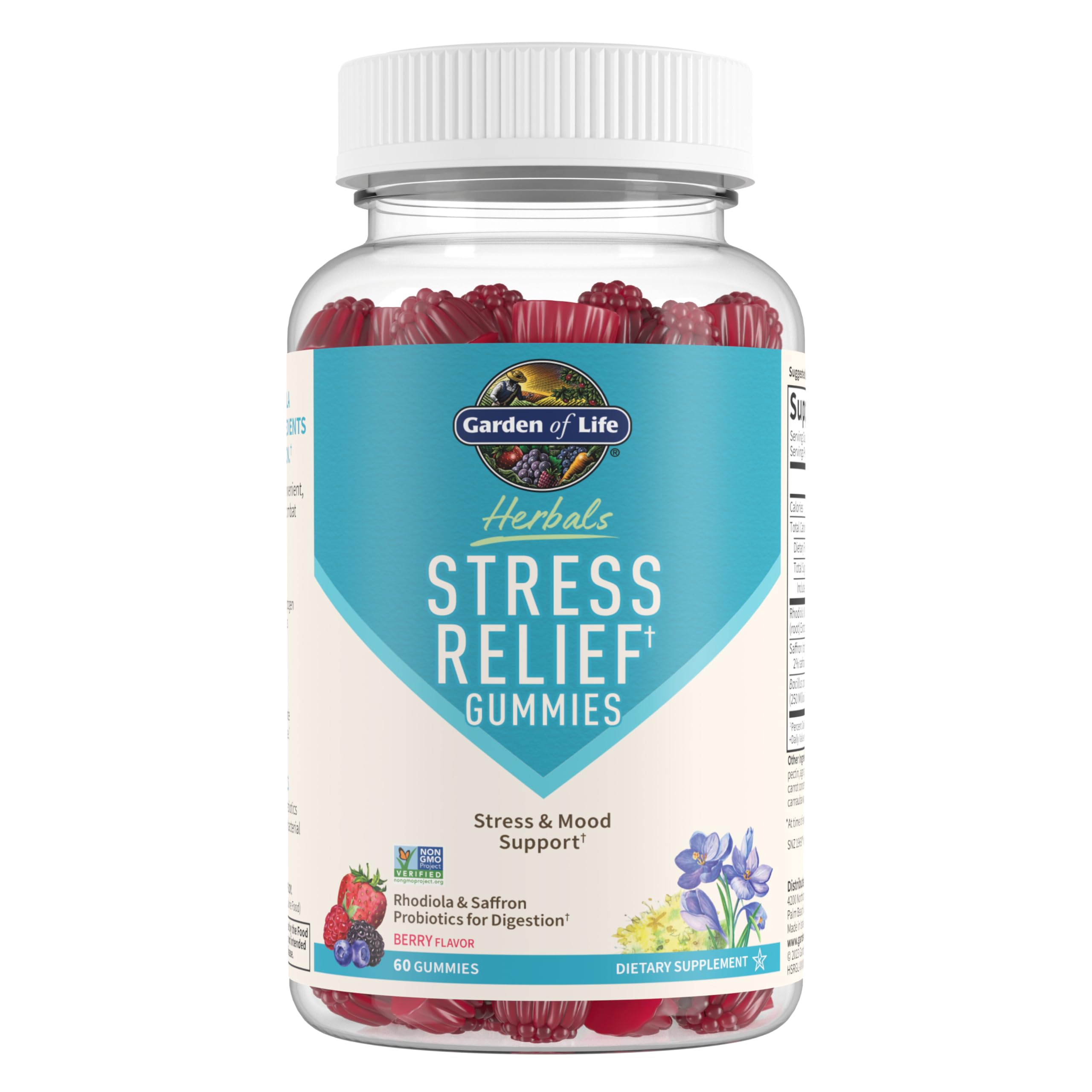 Gomitas Garden Of Life Herbals Para Aliviar El Estrés 30 Porciones - Venta Internacional