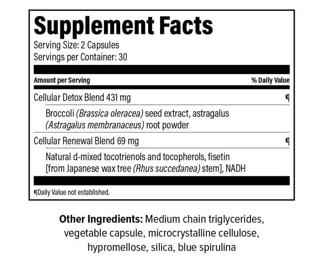 Foto 3 pulgar | Suplemento Isagenix Recharge Nad Cellular Detox 60 Cápsulas - Venta Internacional