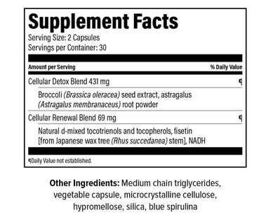 Foto 2 | Suplemento Isagenix Recharge Nad Cellular Detox 60 Cápsulas - Venta Internacional