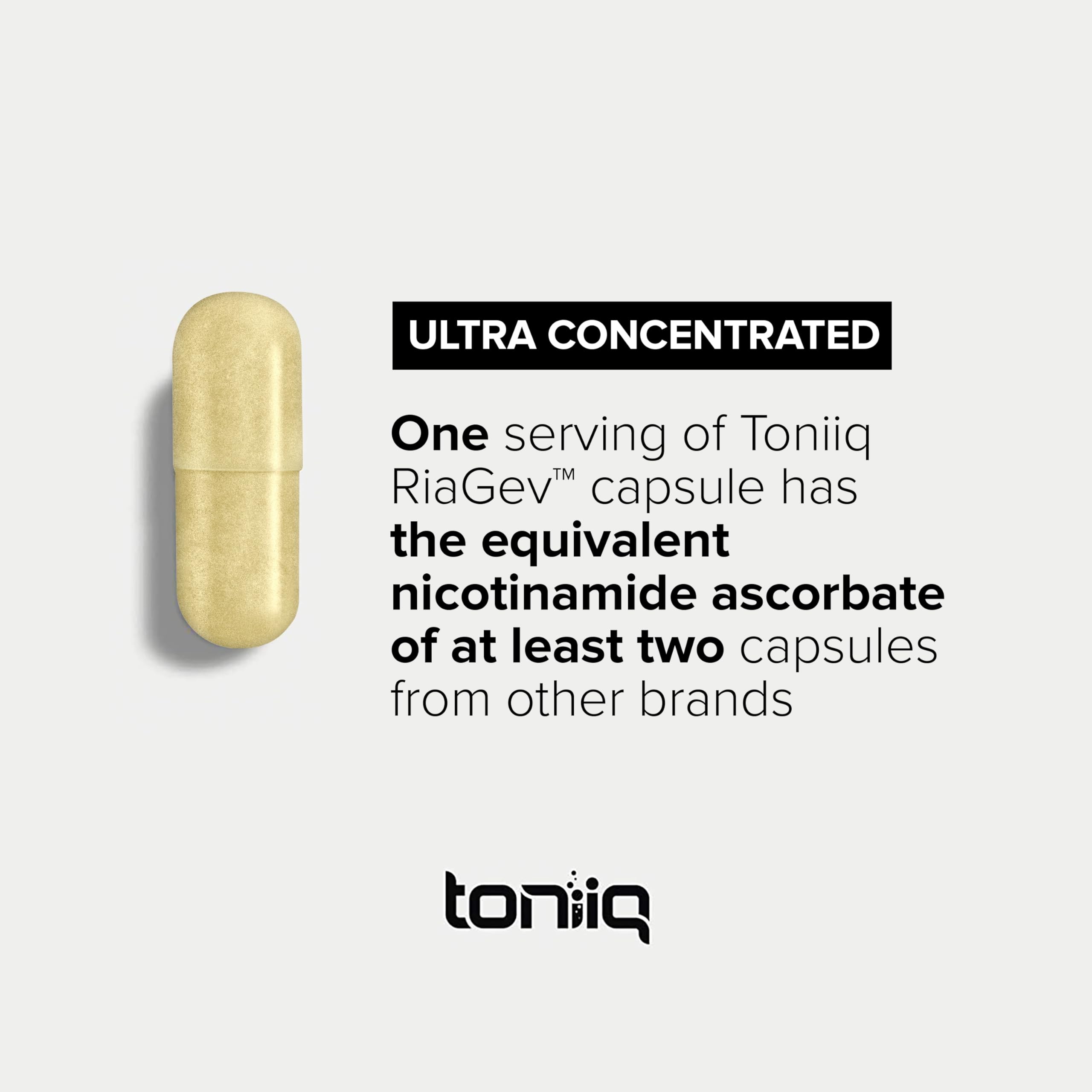 Foto 6 pulgar | Suplemento Toniiq de Potencia Ultra Alta para Aumentar NAD+ - 1400 mg