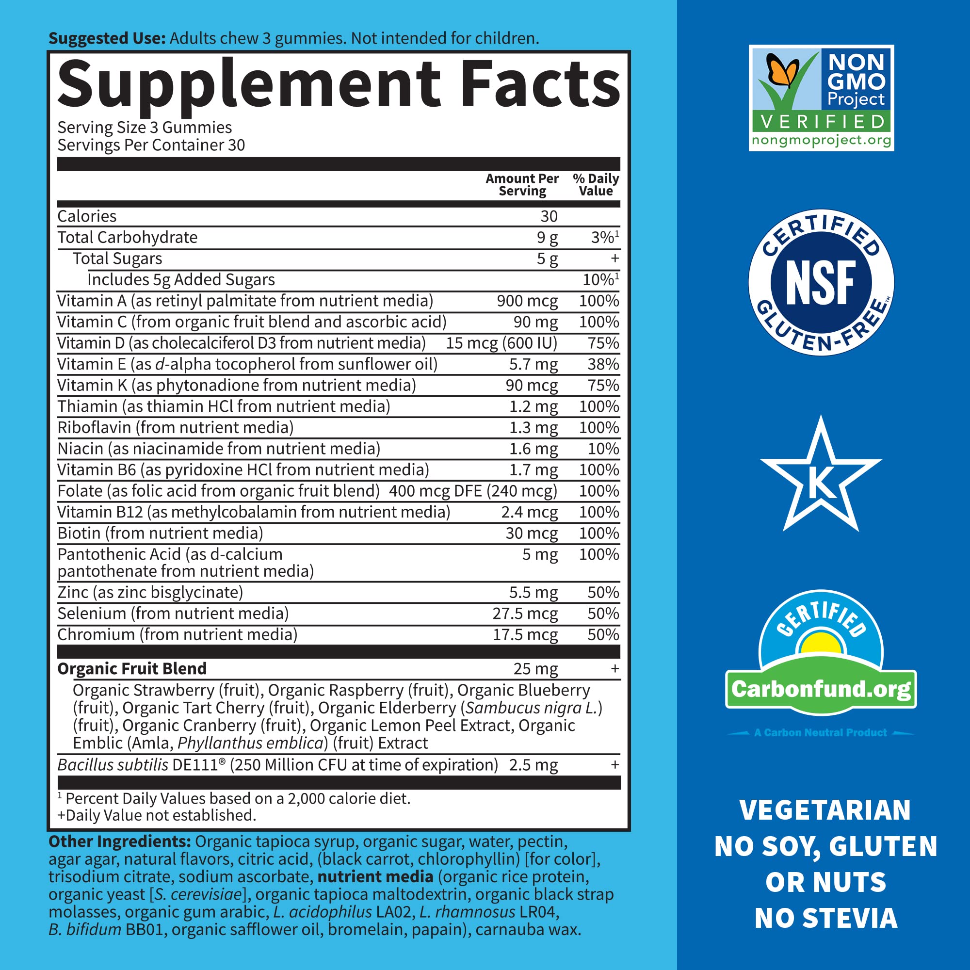 Foto 3 pulgar | Gominolas Multivitamínicas Garden Of Life Vitamin Code 90 Unidades para Hombre- Venta Internacional