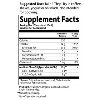 Foto 5 | Aceite Mct Garden Of Life Formulado por Dr. para La Salud Cerebral 946 Ml - Venta Internacional