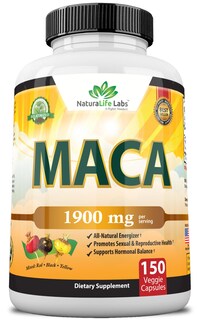 Foto 1 | Suplemento Naturalife Labs de Raíz de Maca Orgánica 150 Cápsulas - Venta Internacional.
