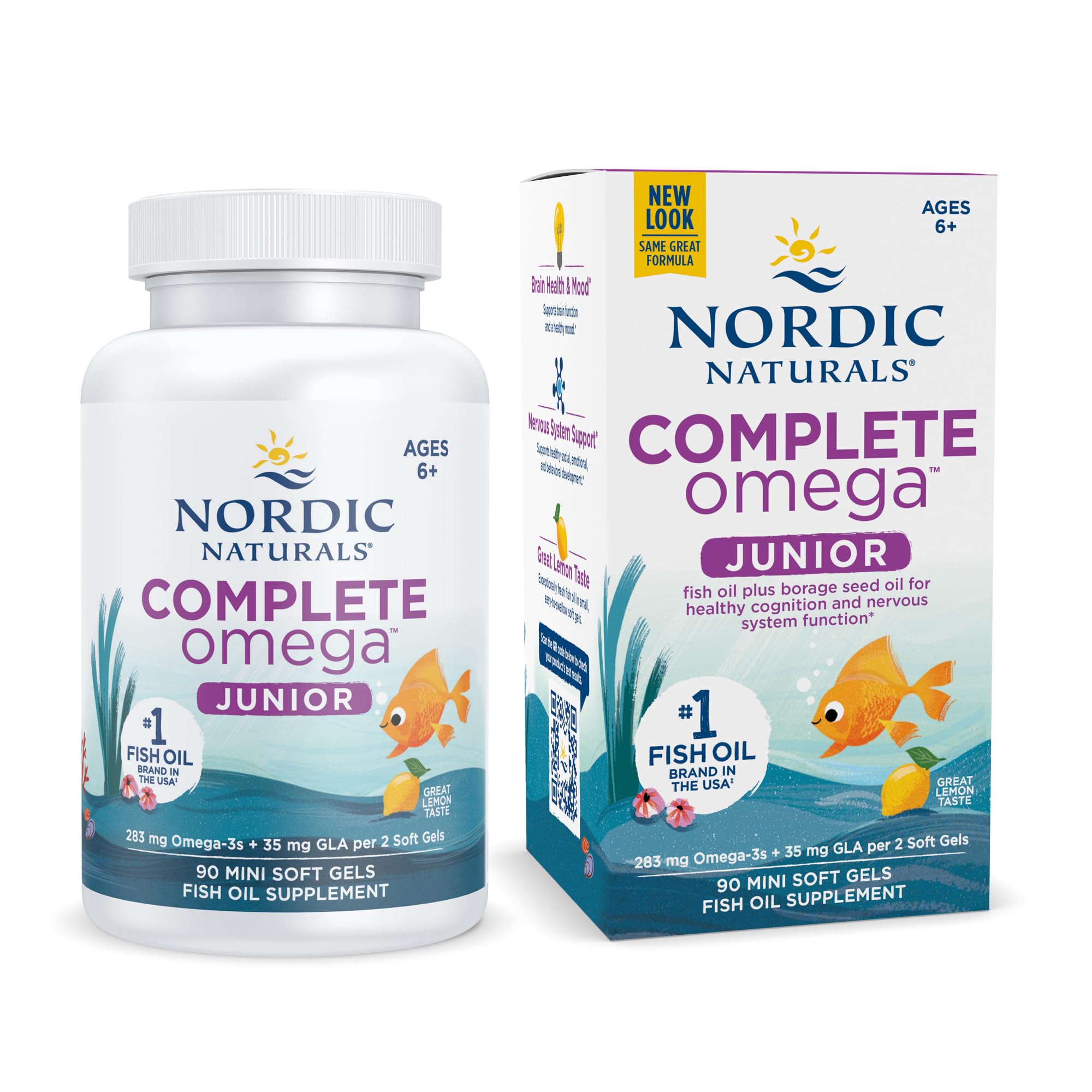 Foto 2 pulgar | Suplemento Nordic Naturals Complete Omega Jr. 90 Cápsulas Blandas - Venta Internacional