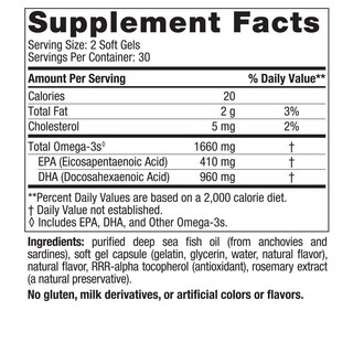 Foto 2 | Suplemento Nordic Naturals Dha Xtra 60 Cápsulas Blandas 1660 Mg - Venta Internacional
