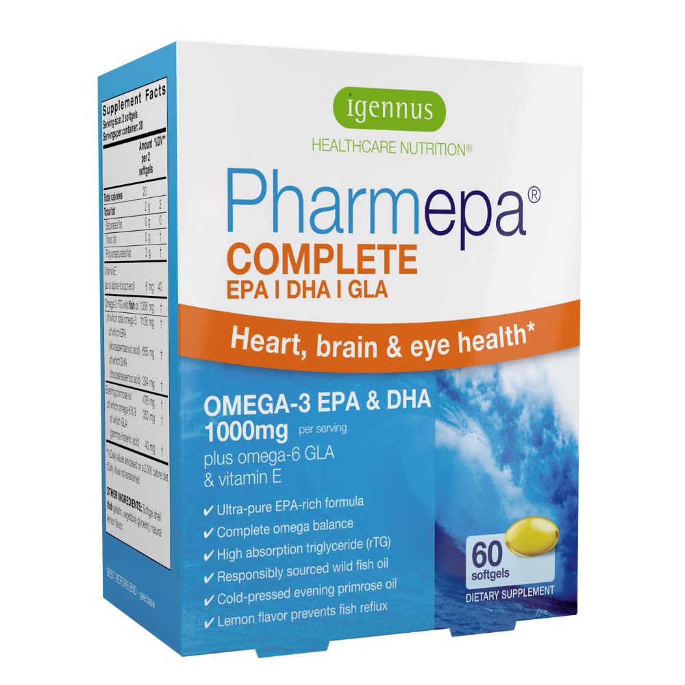 Foto 2 pulgar | Suplemento Igennus Pharmepa Complete Epa Dha Rtg Omega 3 1000 mg - Venta Internacional
