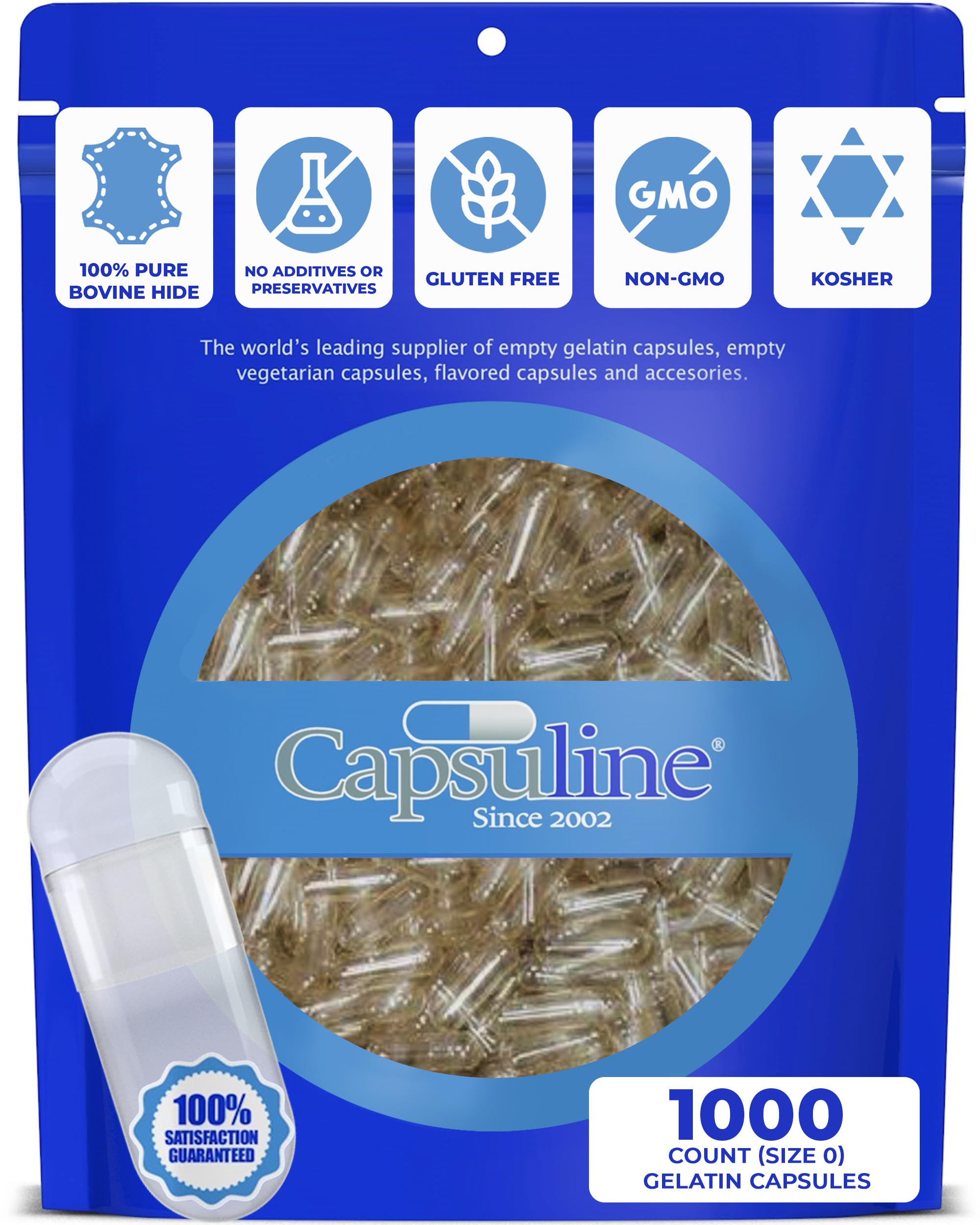 Foto 1 | Cápsulas de Gelatina Vacías de 0 a 1000 Unidades - Venta Internacional