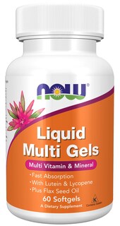 Foto 1 | Multicgeles Líquidos Supplements Now con Luteína y Licopeno 60 - Venta Internacional