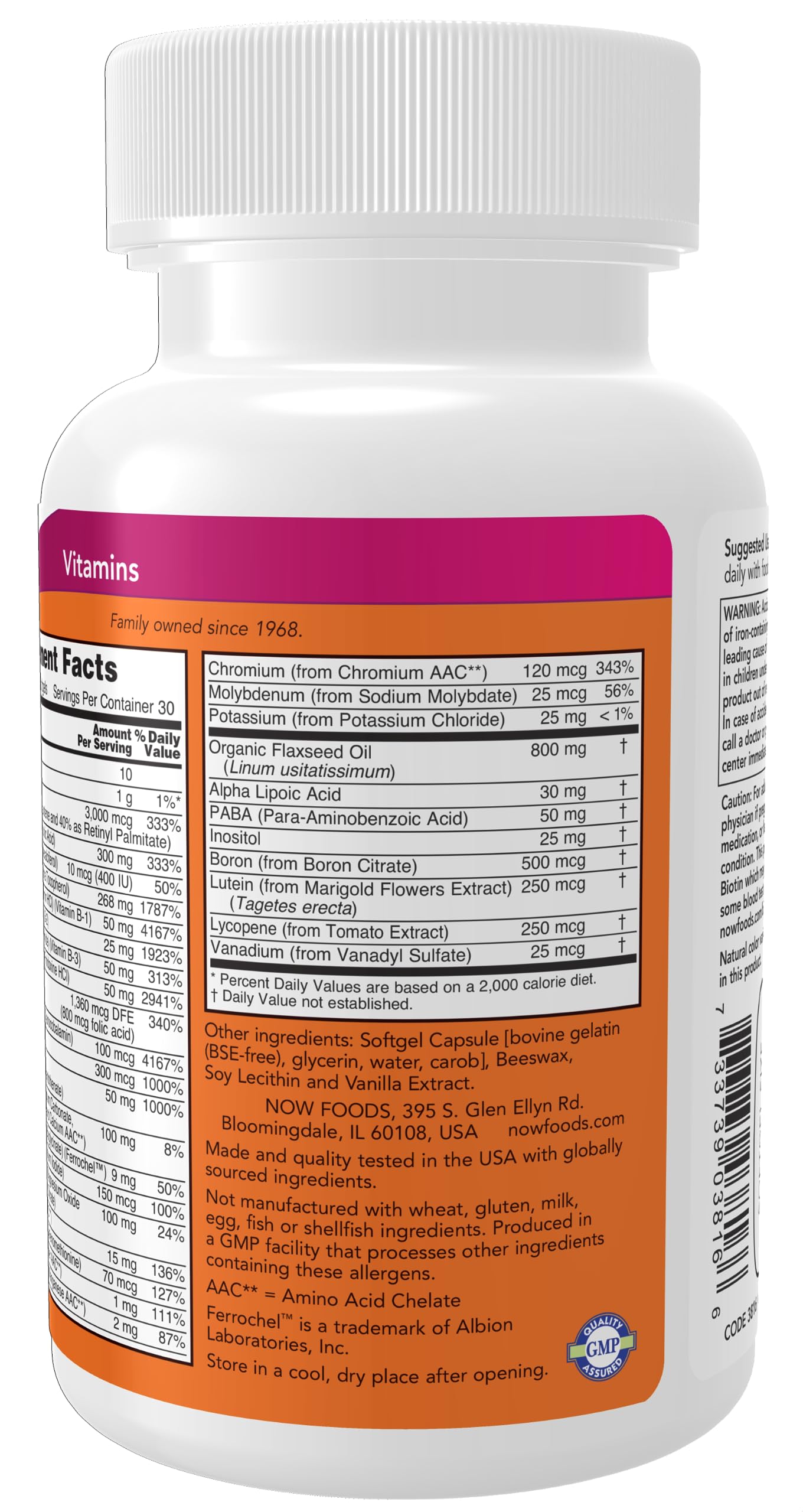 Foto 4 pulgar | Multicgeles Líquidos Supplements Now con Luteína y Licopeno 60 - Venta Internacional