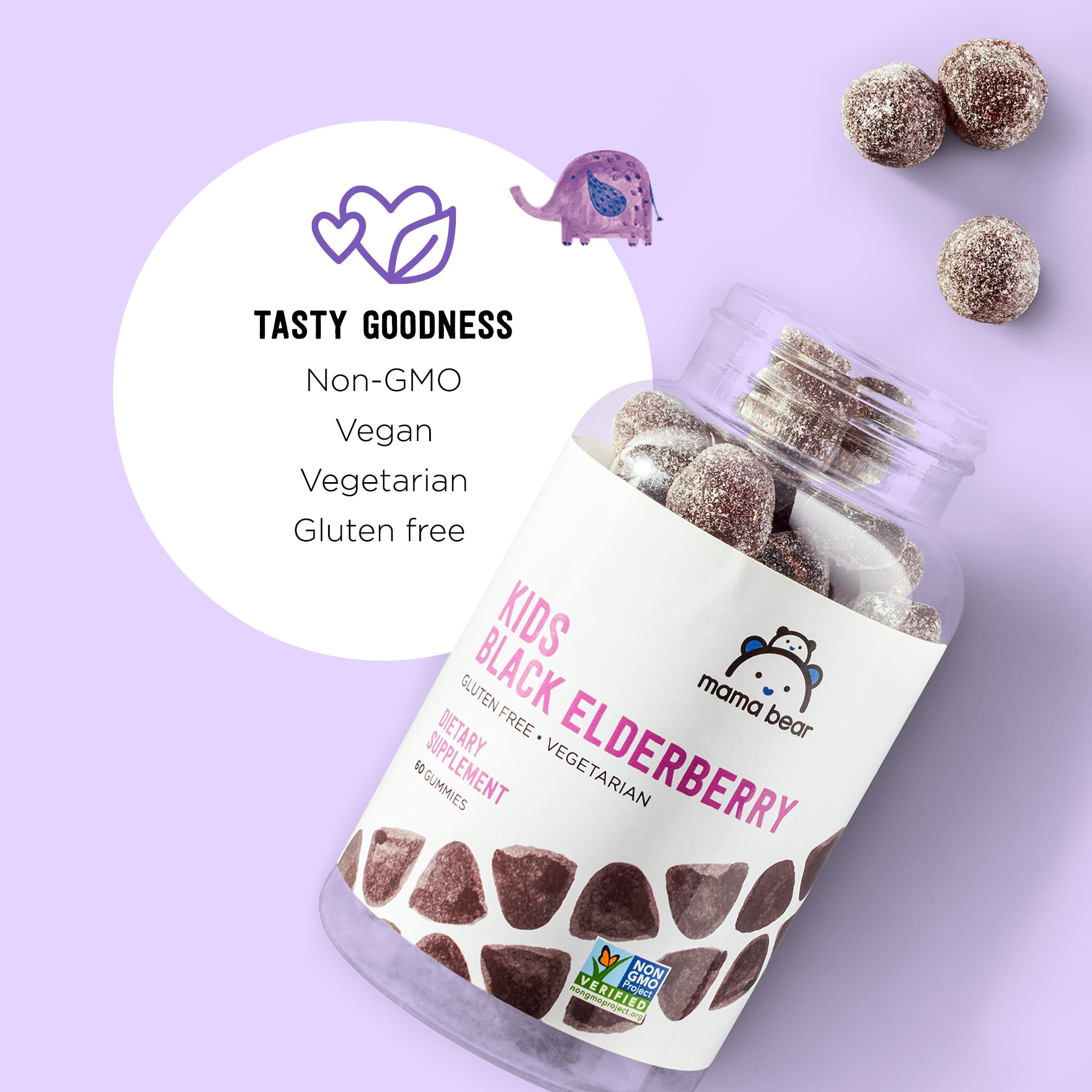 Foto 2 | Suplemento Mama Bear Vegetarian Kids - Venta Internacional