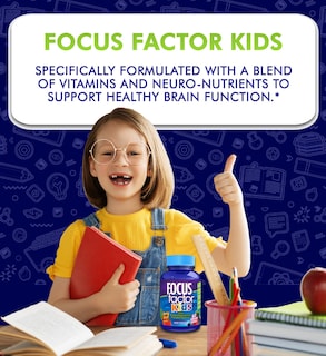 Foto 2 | Vitaminas Masticables Focus Factor Kids Complete Daily 60 Cápsulas - Venta Internacional