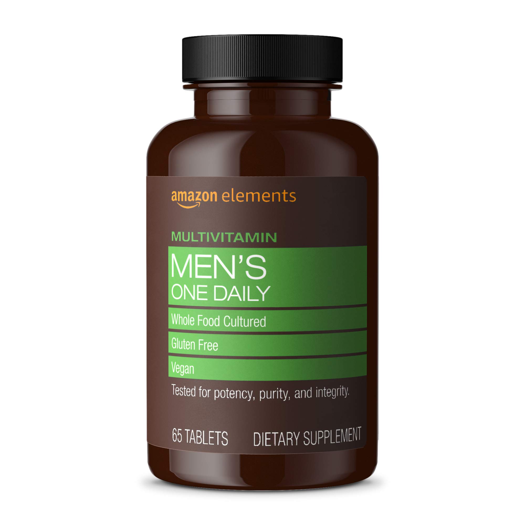 Foto 2 pulgar | Multivitamínico Amazon Elements para Hombre 65 Comprimidos - Venta Internacional