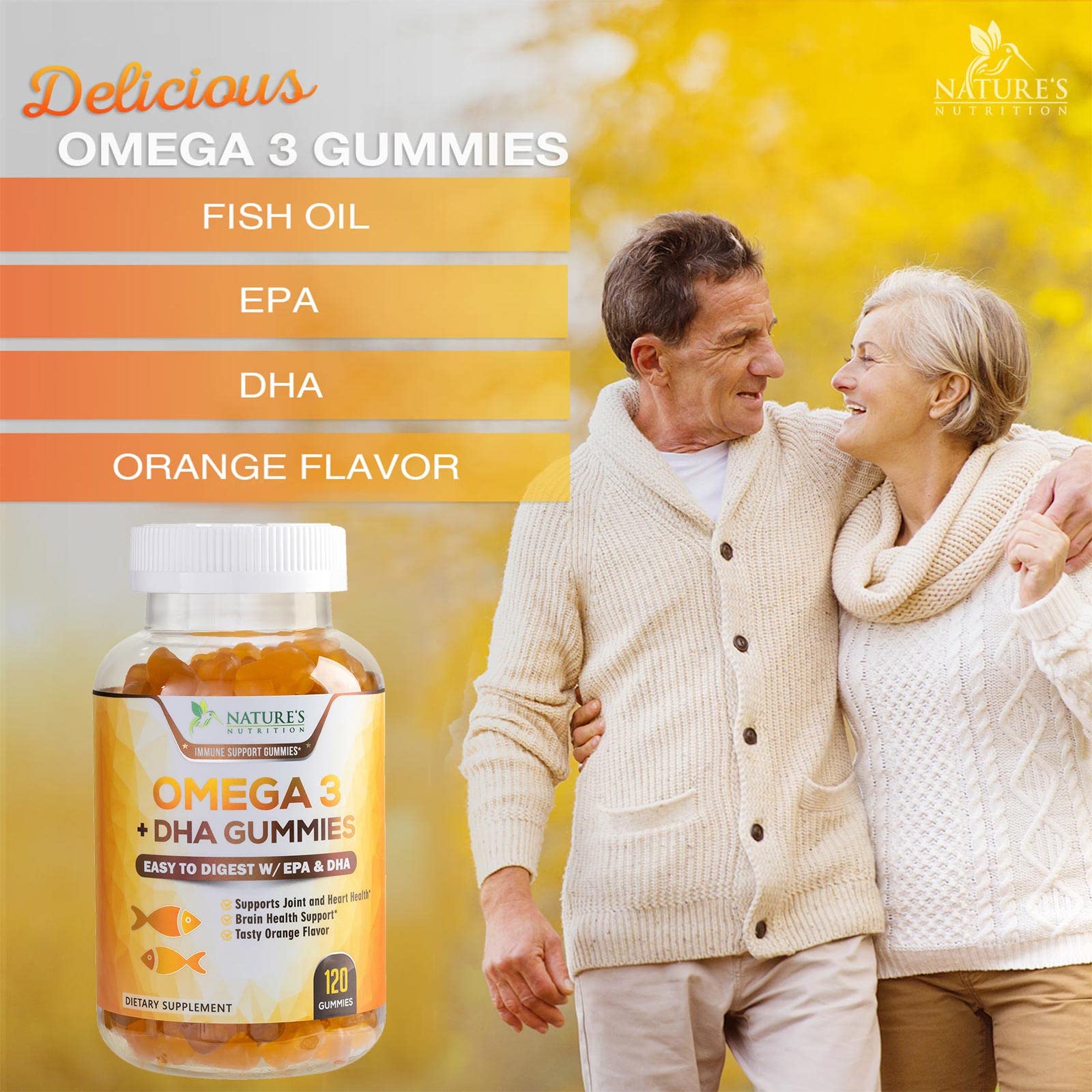 Foto 6 pulgar | Gomitas de Aceite de Pescado Omega 3 Supplement Nature's Nutrition 120 - Venta Internacional