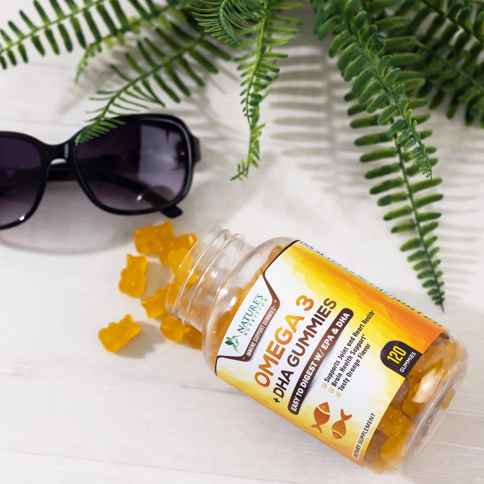 Foto 7 | Gomitas de Aceite de Pescado Omega 3 Supplement Nature's Nutrition 120 - Venta Internacional