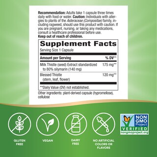 Foto 5 | Suplemento Nature's Way de Cardo Mariano 175 mg 60 Cápsulas - Venta Internacional