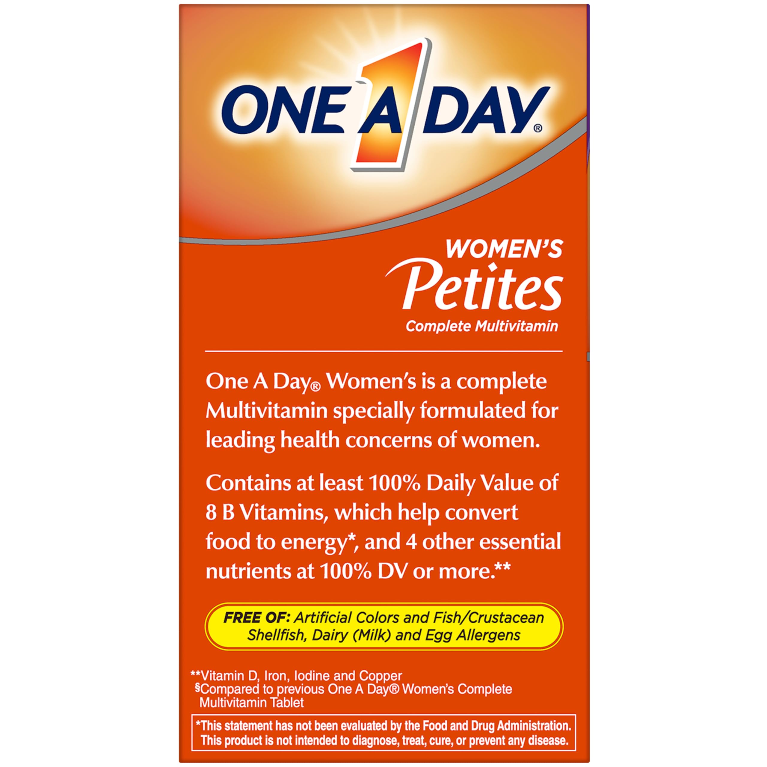 Foto 5 pulgar | Multivitamínico One A Day Women's Petites 160 Comprimidos - Venta Internacional