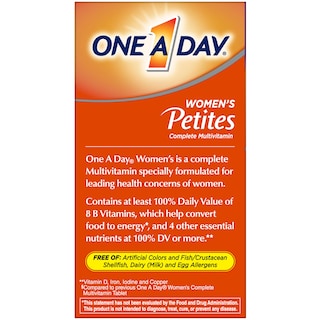 Foto 4 | Multivitamínico One A Day Women's Petites 160 Comprimidos - Venta Internacional
