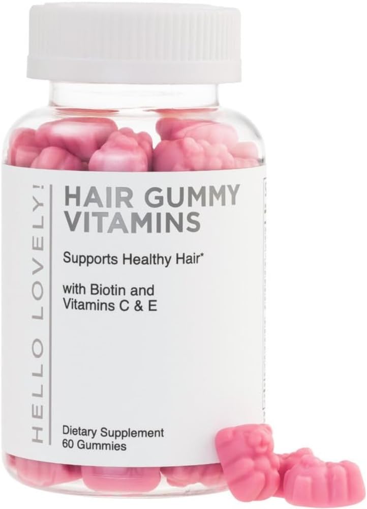 Foto 2 pulgar | Gomitas se Vitaminas para el Cabello Hello Lovely Biotina 5000 mcg 60 Unidades - Venta Internacional