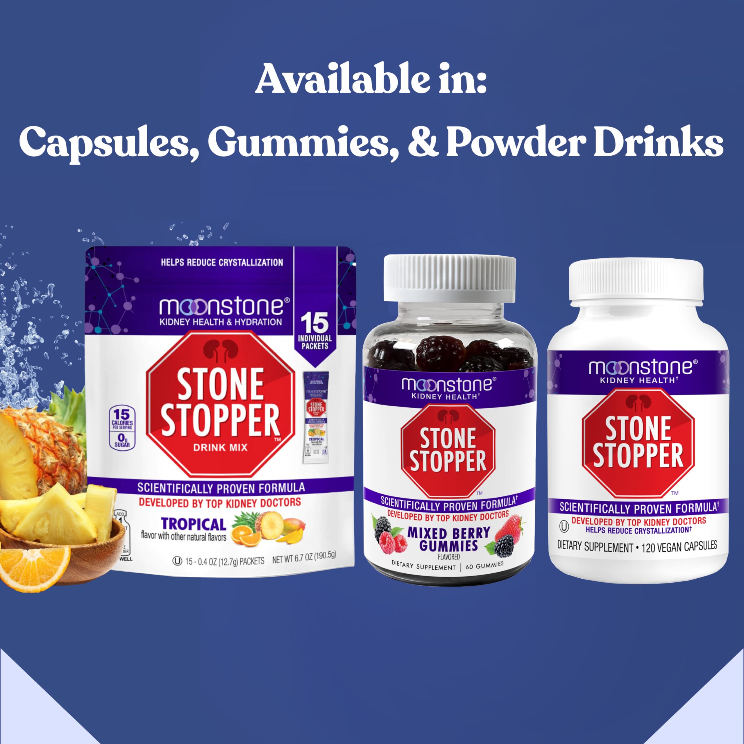 Foto 4 pulgar | Suplemento Moonstone Kidney Stone Stopper - Venta Internacional