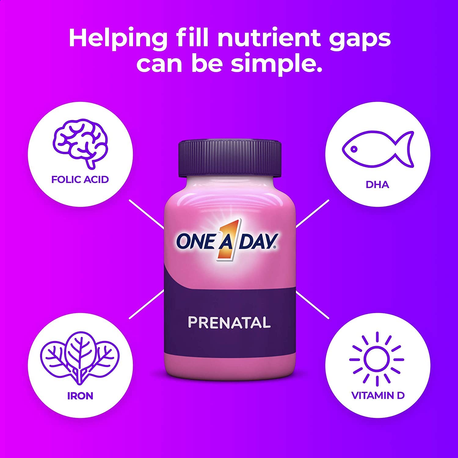 Foto 3 | Multivitamínico Prenatal para Mujer 1 30 Cápsulas Blandas- Venta Internacional