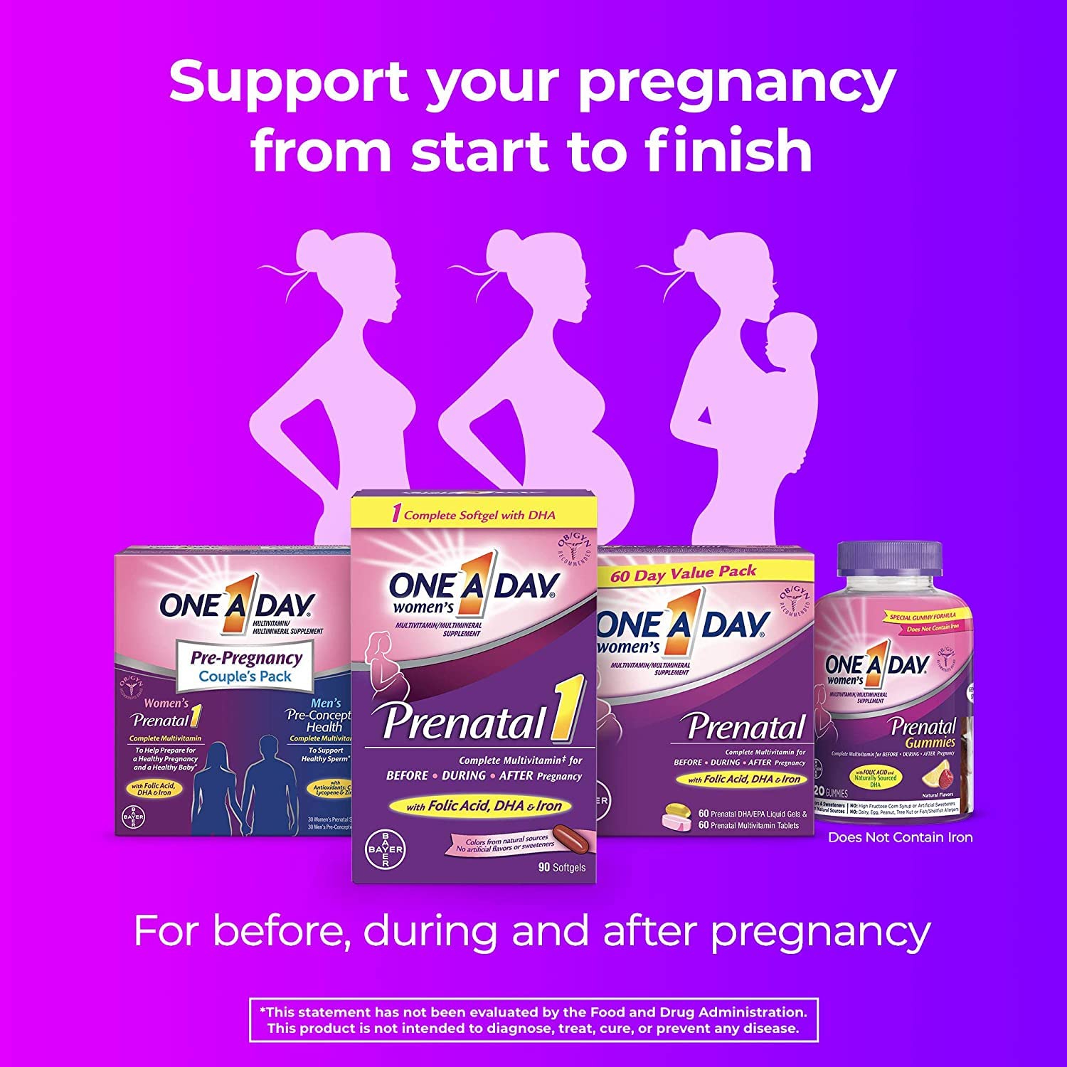 Foto 7 pulgar | Multivitamínico Prenatal para Mujer 1 30 Cápsulas Blandas- Venta Internacional