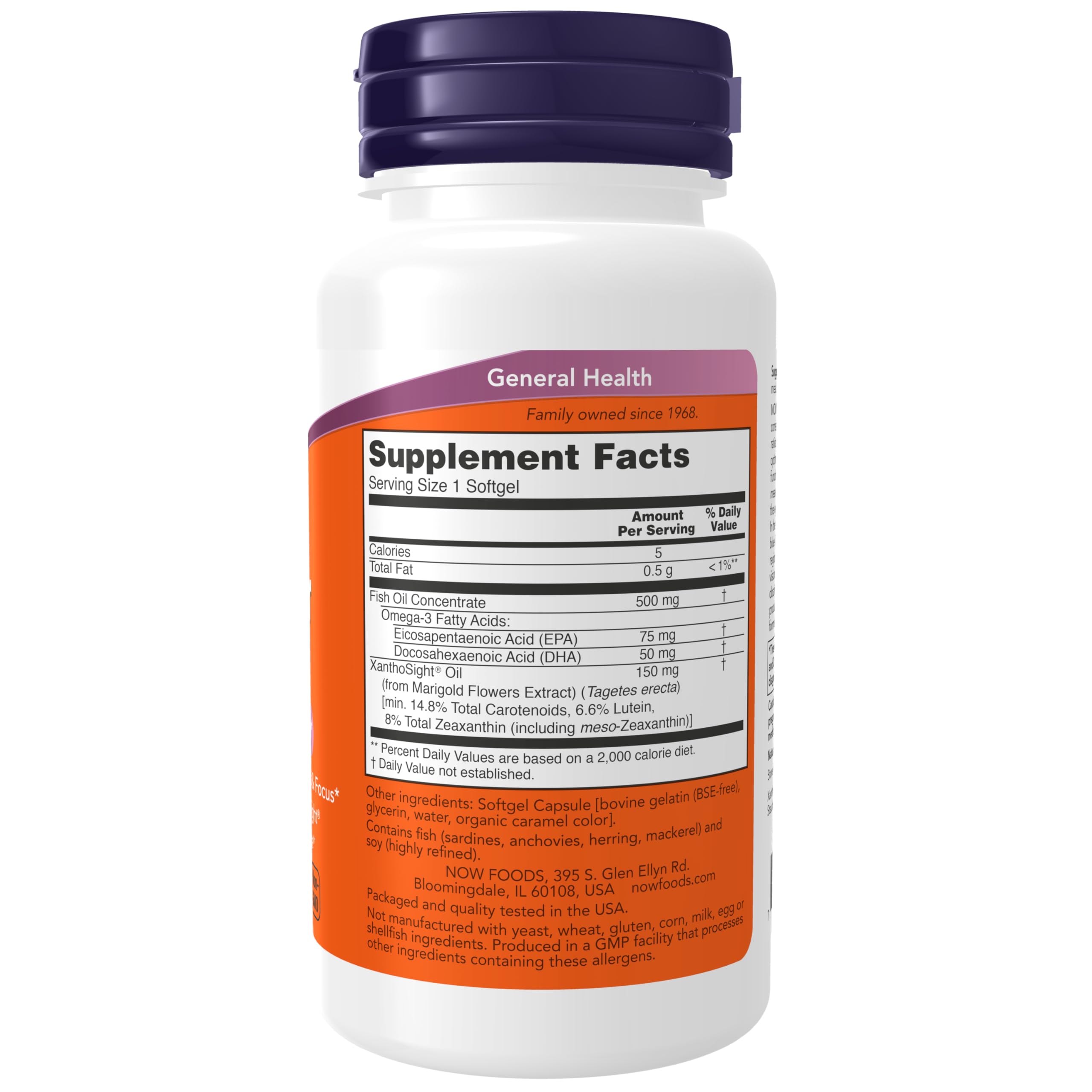 Foto 2 | Supplement Now Macular Vision Softgel Eye Health 50 Cápsulas Blandas - Venta Internacional