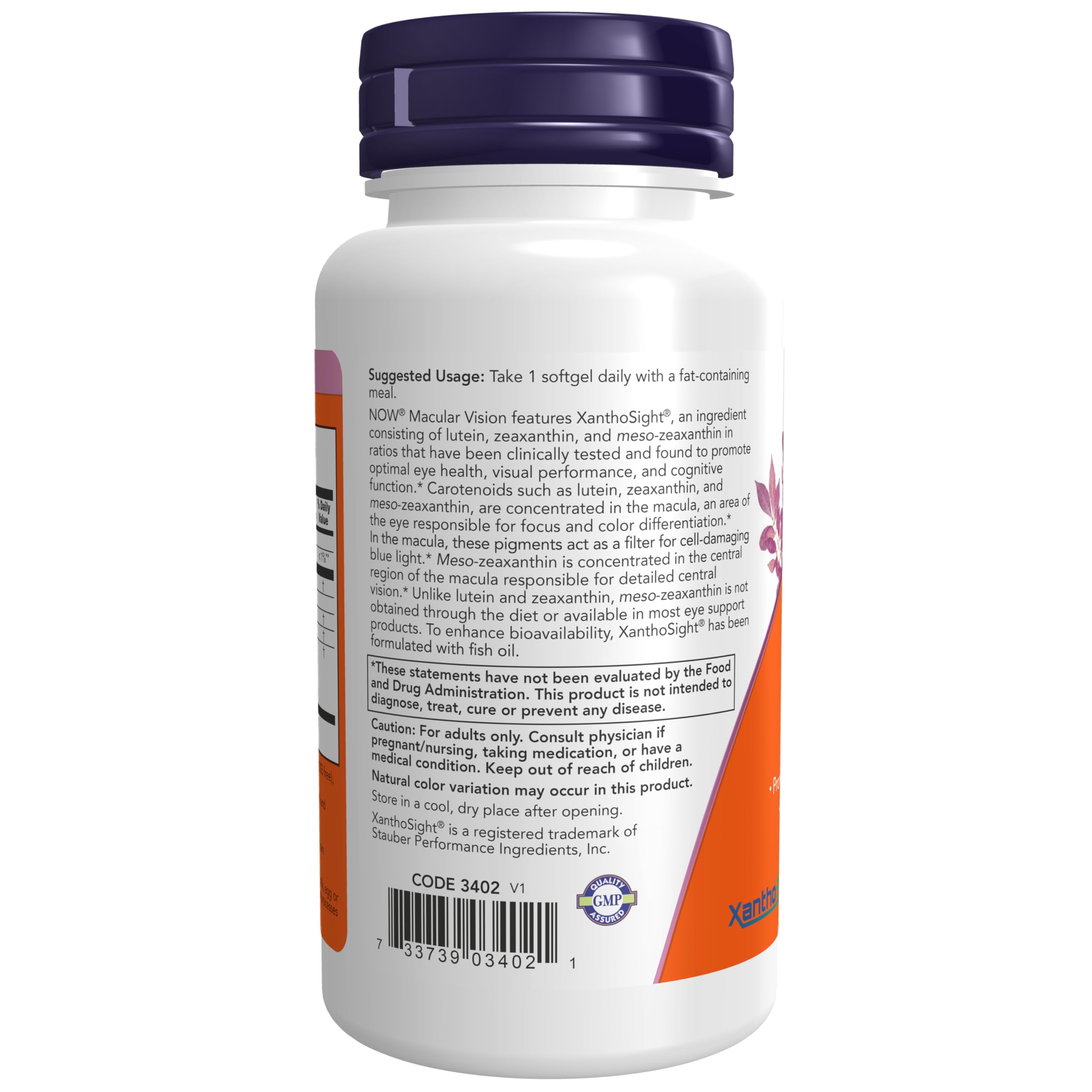 Foto 4 pulgar | Supplement Now Macular Vision Softgel Eye Health 50 Cápsulas Blandas - Venta Internacional