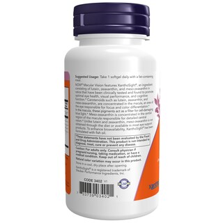 Foto 3 | Supplement Now Macular Vision Softgel Eye Health 50 Cápsulas Blandas - Venta Internacional