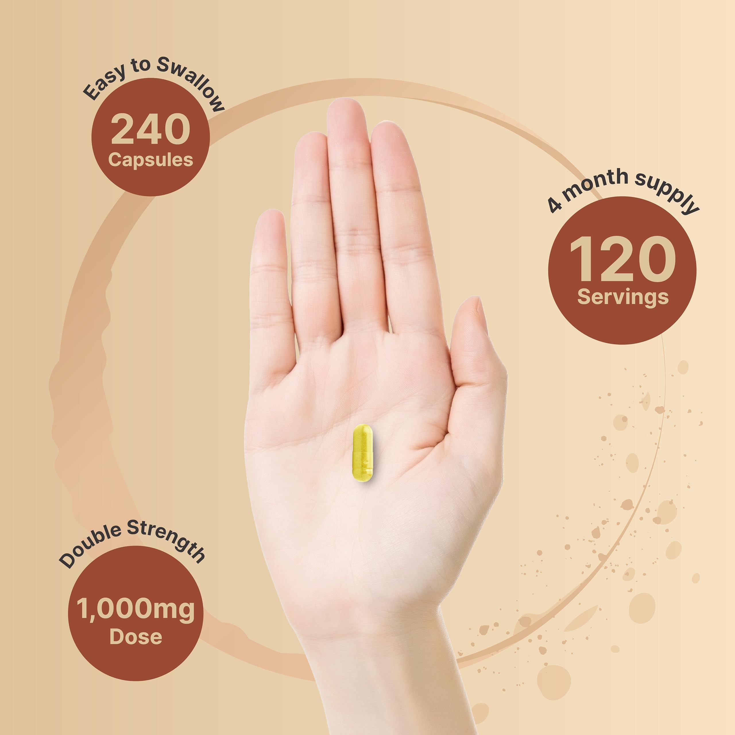 Foto 5 pulgar | Suplemento Naturebell Quercetina 1000 Mg 240 Cápsulas - Venta Internacional