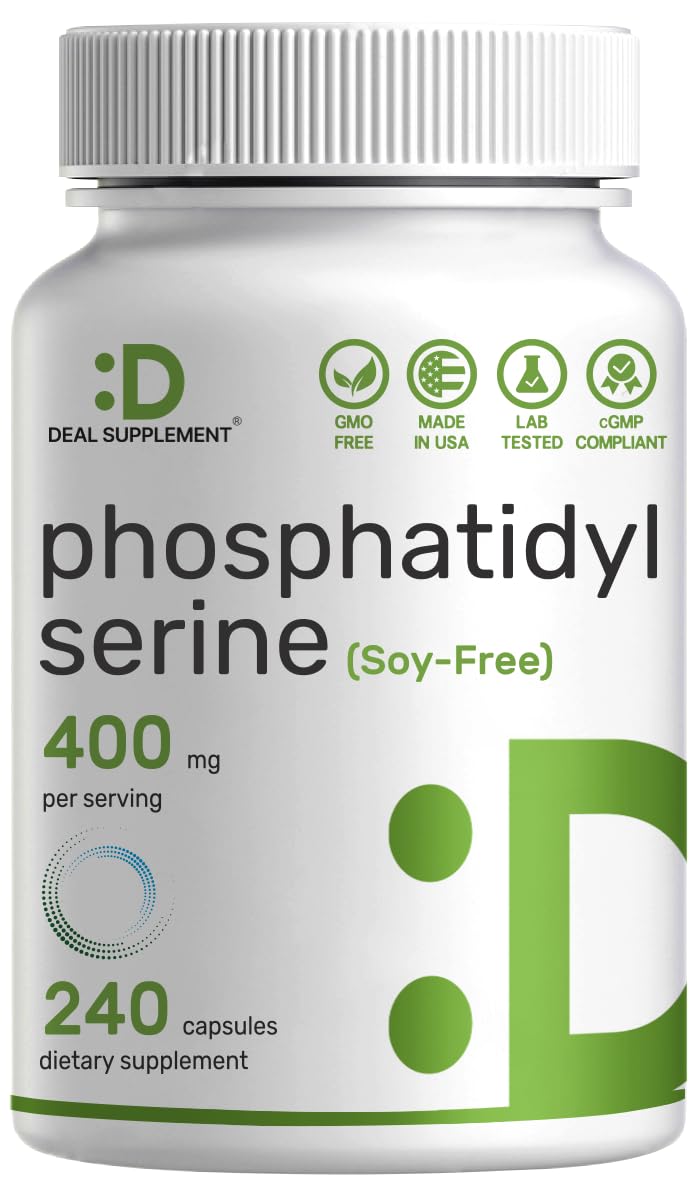 Suplemento Deal Supplement de Fosfatidilserina 400 Mg 240 Cápsulas - Venta Internacional