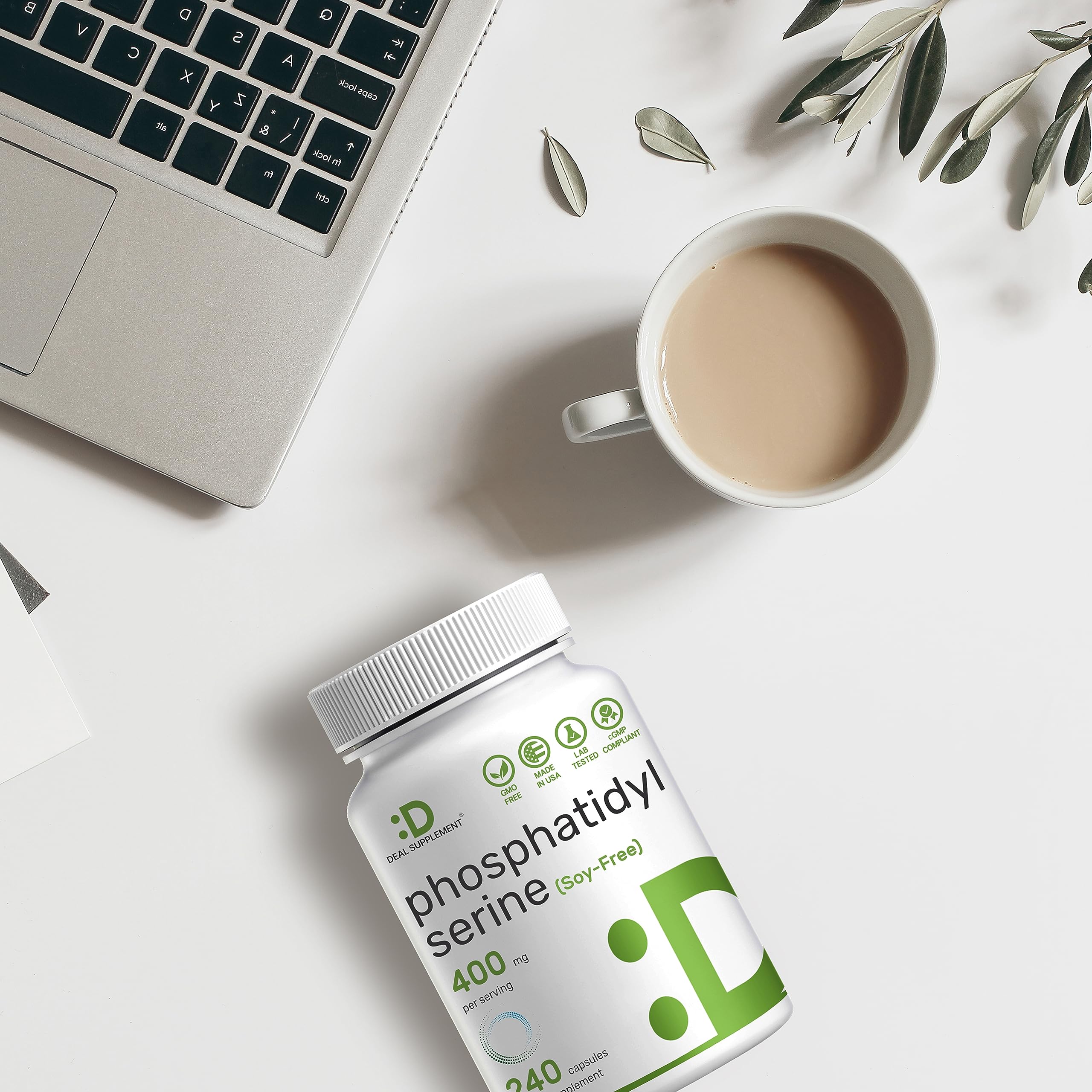 Foto 7 pulgar | Suplemento Deal Supplement de Fosfatidilserina 400 Mg 240 Cápsulas - Venta Internacional