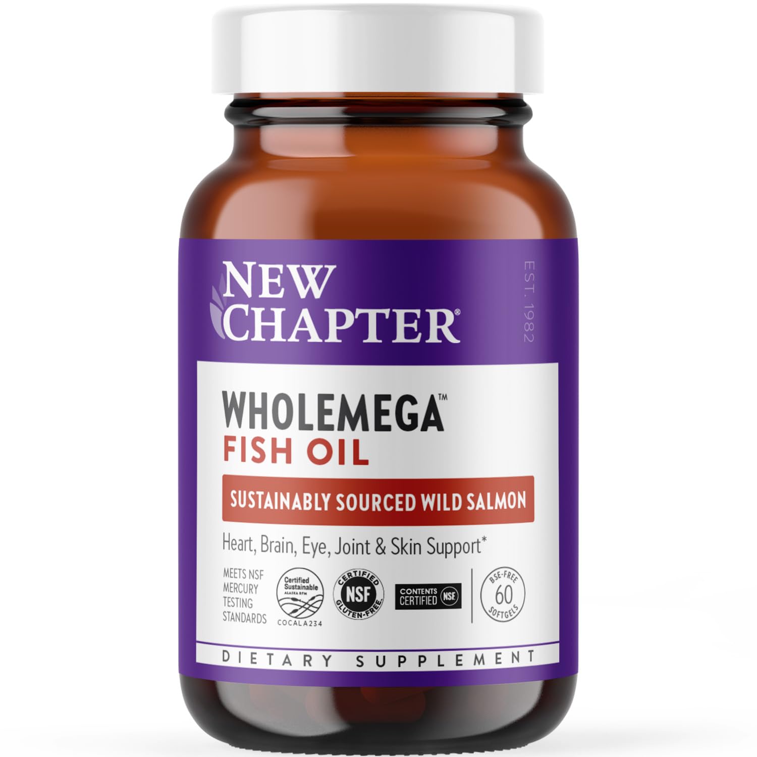 Foto 2 pulgar | Suplemento New Chapter Wholemega Fish Oil 60 Cápsulas Blandas - Venta Internacional